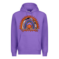 Purple Basketball Rainbow Premium Hoodie - RanaPortraitStore