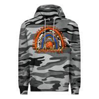 Slate Camo Basketball Rainbow Premium Hoodie - RanaPortraitStore