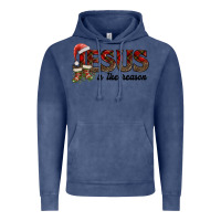 Vintage Denim jesus in the reason Vintage Hoodie - AdoDesignShop
