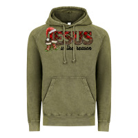 Vintage Olive jesus in the reason Vintage Hoodie - AdoDesignShop