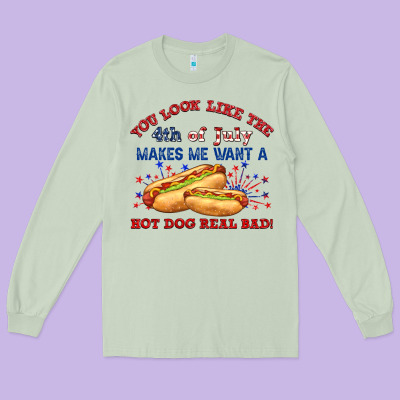 Long Sleeve Tee dog real bad billie wilder