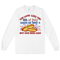 White dog real bad billie wilder Long Sleeve Tee - texasbilliewilder