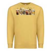 Antique Gold skeleton coffee cups Premium Sweatshirt - Jasminsmagicworld