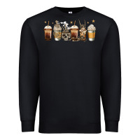 Black skeleton coffee cups Premium Sweatshirt - Jasminsmagicworld
