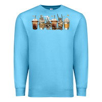 Ocean Blue skeleton coffee cups Premium Sweatshirt - Jasminsmagicworld