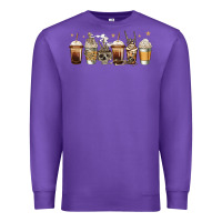 Purple skeleton coffee cups Premium Sweatshirt - Jasminsmagicworld