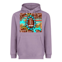 Lavender football leopard turquoise gemstone sunflower Heavyweight Hoodie - JahusDesignShop