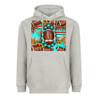 Moon Dust football leopard turquoise gemstone sunflower Heavyweight Hoodie - JahusDesignShop