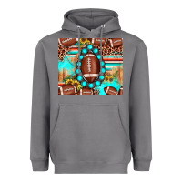 Storm football leopard turquoise gemstone sunflower Heavyweight Hoodie - JahusDesignShop