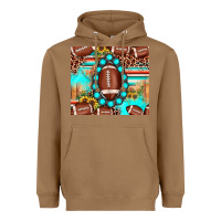 Toasted Coconut football leopard turquoise gemstone sunflower Heavyweight Hoodie - JahusDesignShop