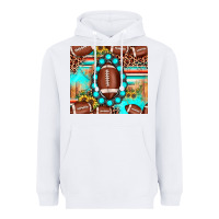 White football leopard turquoise gemstone sunflower Heavyweight Hoodie - JahusDesignShop