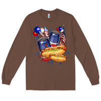 Chestnut hotdog with beers billie wilder Long Sleeve Tee - texasbilliewilder