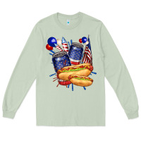 Matcha hotdog with beers billie wilder Long Sleeve Tee - texasbilliewilder