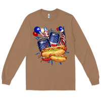 Toasted Coconut hotdog with beers billie wilder Long Sleeve Tee - texasbilliewilder