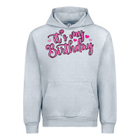 Heather Grey it s my birthday Urban Hoodie - MaliasSmallBusiness