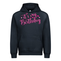 Navy it s my birthday Urban Hoodie - MaliasSmallBusiness