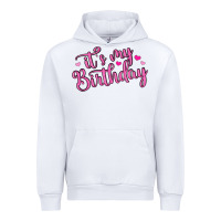 White it s my birthday Urban Hoodie - MaliasSmallBusiness