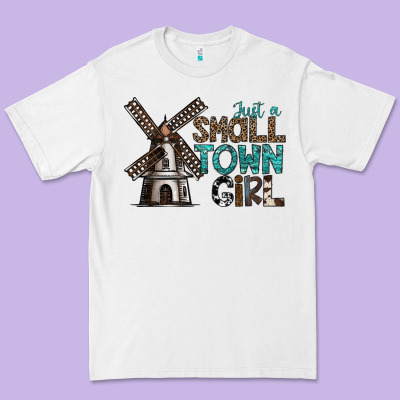 Just A Small Town Girl Premium Tee Designed By Sublimationcraftshop