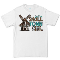 White just a small town girl Premium Tee - SublimationCraftShop