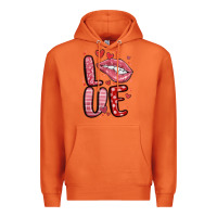 Carrot western love lips Premium Hoodie - MaliasSmallBusiness