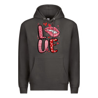 Smoke western love lips Premium Hoodie - MaliasSmallBusiness