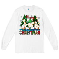 White merry christmas duck Long Sleeve Tee - Zillion Design Studio