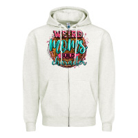 Oatmeal Heather weird moms build character Zipper Hoodie - Zillion Design Studio