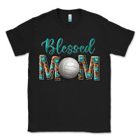Black western blessed mom with volleyball Classic Tee - texasbilliewilder