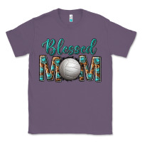 Lavender western blessed mom with volleyball Classic Tee - texasbilliewilder