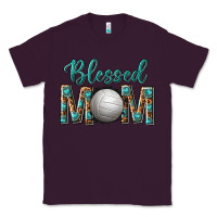 Plum western blessed mom with volleyball Classic Tee - texasbilliewilder