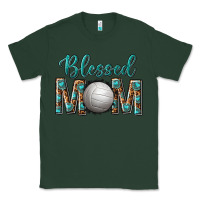 Sports Green western blessed mom with volleyball Classic Tee - texasbilliewilder