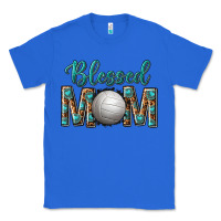 True Royal western blessed mom with volleyball Classic Tee - texasbilliewilder