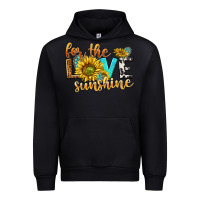 Black for the love sunshine Urban Hoodie - NancyCooperArtShop