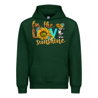 Forest Green for the love sunshine Urban Hoodie - NancyCooperArtShop
