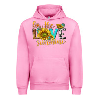 Fuchsia Pink for the love sunshine Urban Hoodie - NancyCooperArtShop