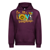 Mauve Wine for the love sunshine Urban Hoodie - NancyCooperArtShop