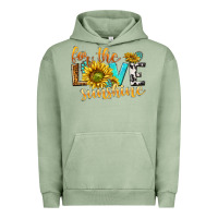 Pigment Oil Green for the love sunshine Urban Hoodie - NancyCooperArtShop