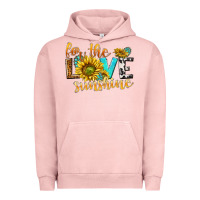 Pigment Salmon for the love sunshine Urban Hoodie - NancyCooperArtShop