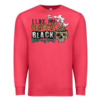 Cardinal i like my coffee black like my soul Premium Sweatshirt - Jasminsmagicworld