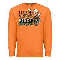 Carrot i like my coffee black like my soul Premium Sweatshirt - Jasminsmagicworld