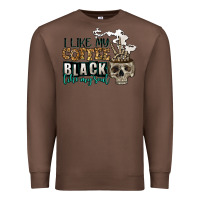 Chestnut i like my coffee black like my soul Premium Sweatshirt - Jasminsmagicworld