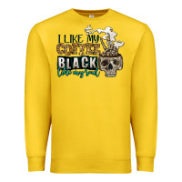 Lemon i like my coffee black like my soul Premium Sweatshirt - Jasminsmagicworld