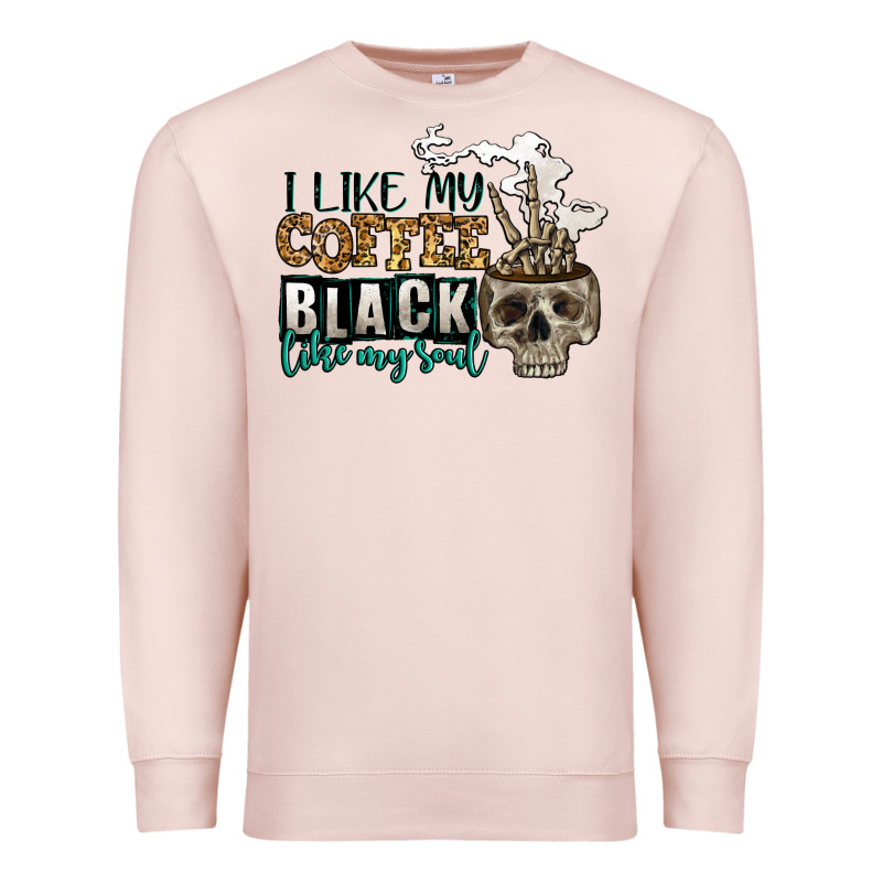I Like My Coffee Black Like My Soul Premium Sweatshirt by Jasminsmagicworld | Teevron