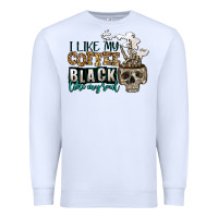 White i like my coffee black like my soul Premium Sweatshirt - Jasminsmagicworld