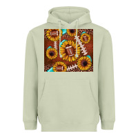 Matcha football leopard sunflower Heavyweight Hoodie - JahusDesignShop