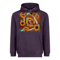 Plum football leopard sunflower Heavyweight Hoodie - JahusDesignShop