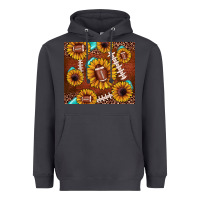 Smoke football leopard sunflower Heavyweight Hoodie - JahusDesignShop