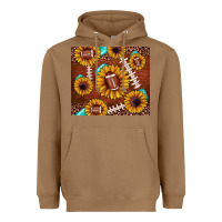 Toasted Coconut football leopard sunflower Heavyweight Hoodie - JahusDesignShop