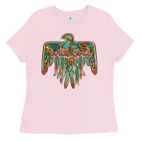 Bubblegum Pink wild soul thunderbird Ladies Tee - BarkalooDesign