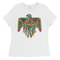 White wild soul thunderbird Ladies Tee - BarkalooDesign